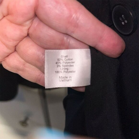 Lane Bryant Women's Black Blazer Jacket The Modernist Collection Size 18 - Picture 4 of 5